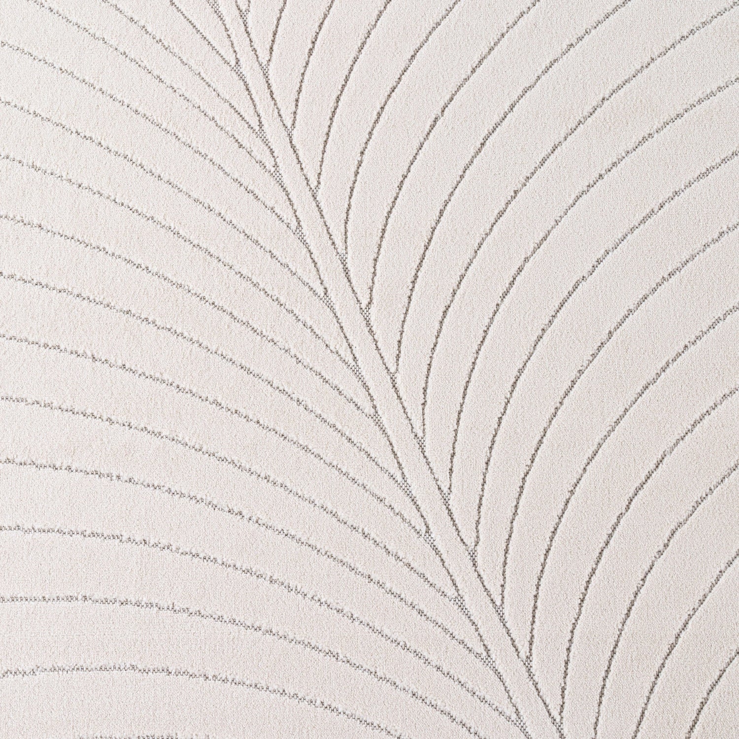 NOVA1204CREAM-R 04 Swatch — Rond Buitenkleed - Nova Lijnen Crème