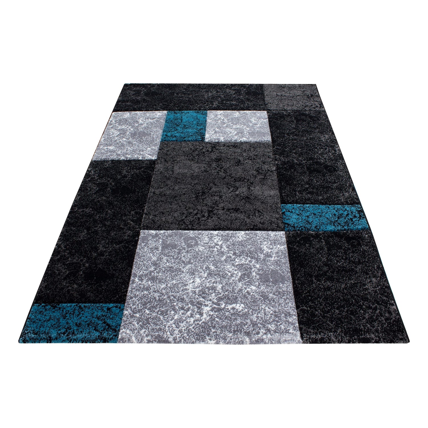 Modern Vloerkleed - Hawaii Tegels Turquoise