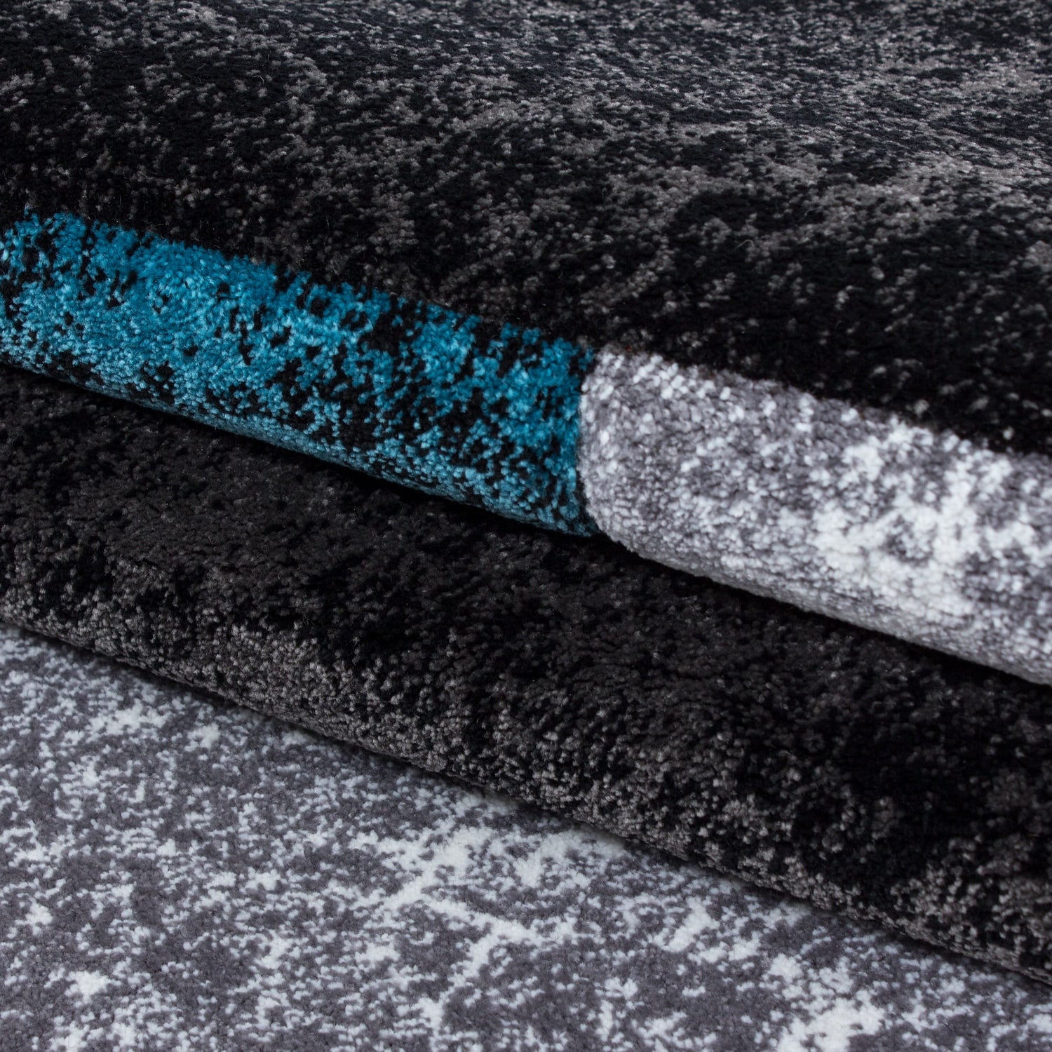 Modern Vloerkleed - Hawaii Tegels Turquoise