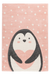 Kindervloerkleed – Australia Pinguïn Roze