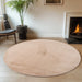 Rond Wasbaar Vloerkleed - Joy Beige