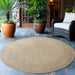 Rond Buitenkleed - Giza Beige