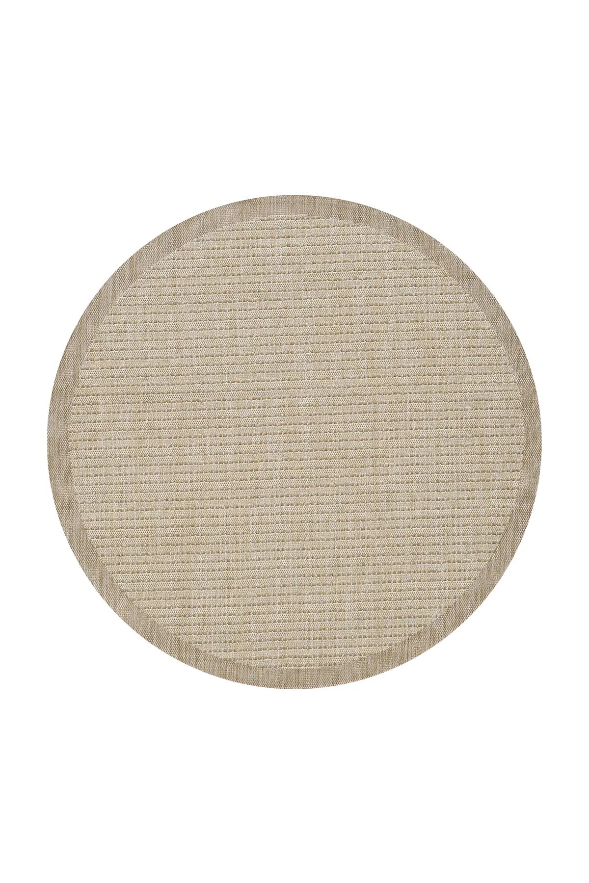 Rond Buitenkleed - Giza Kader Beige