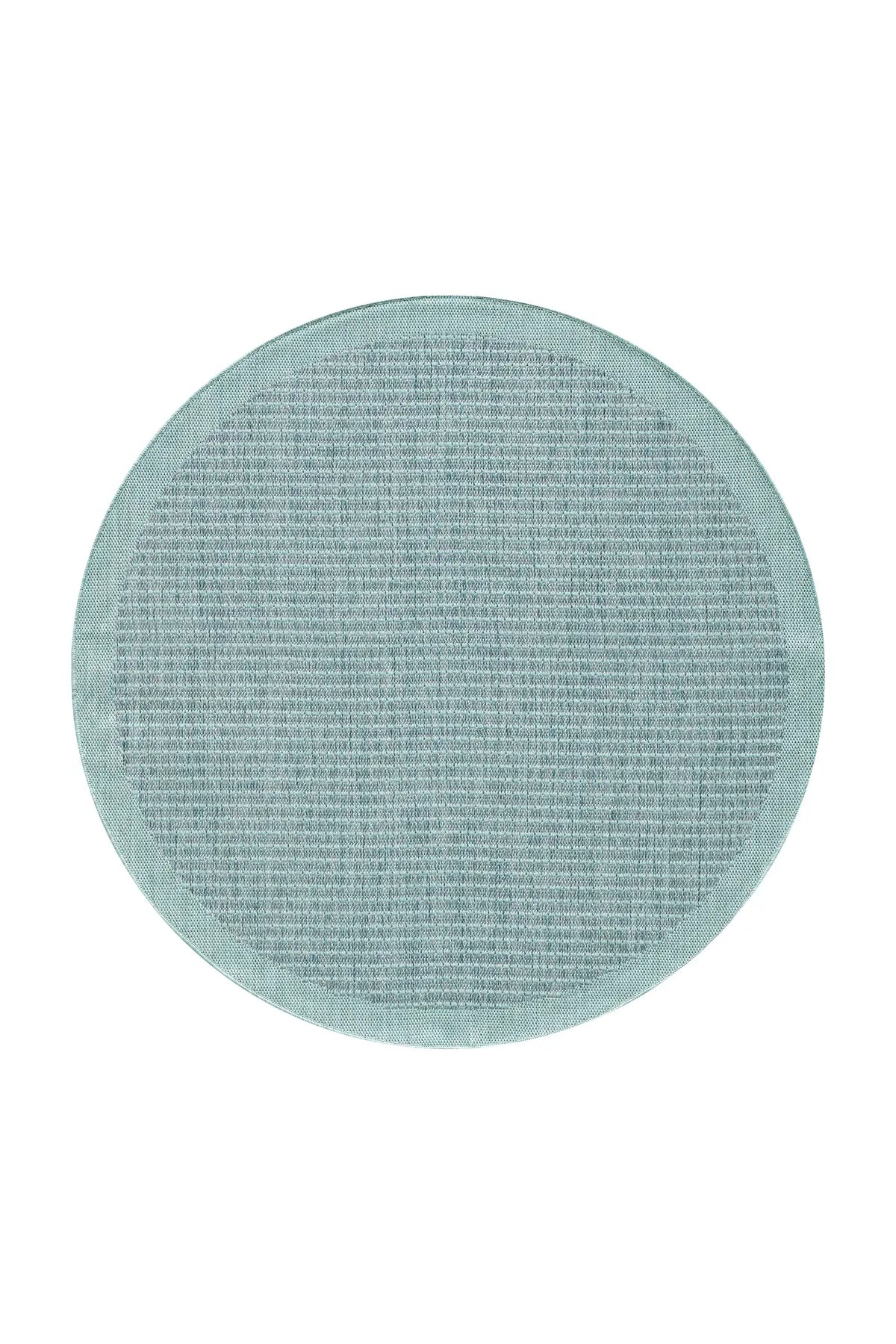 Rond Buitenkleed - Giza Kader Blauw