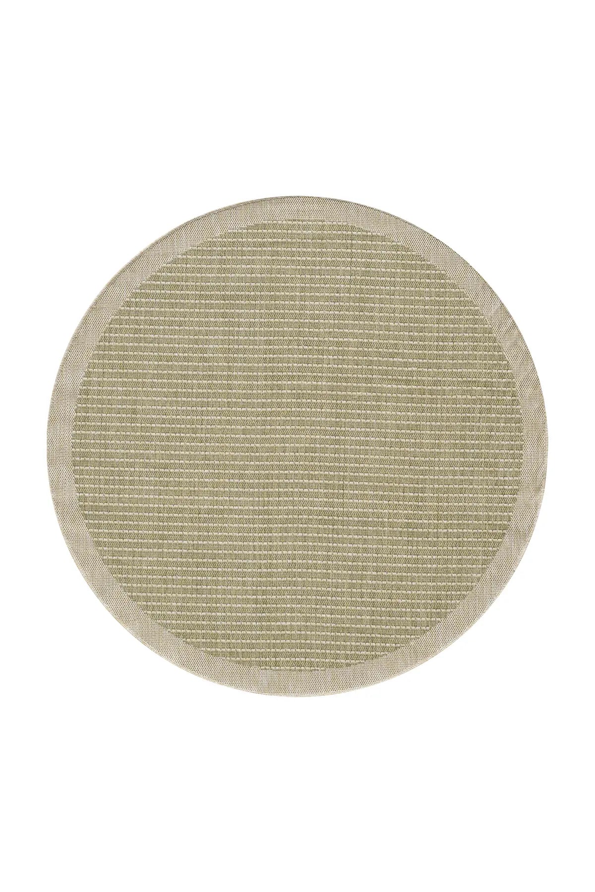 Rond Buitenkleed - Giza Kader Groen