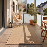 MIRA1450BEIGE 06 K.Läufer — Buitenkleed - Mira Raster Beige