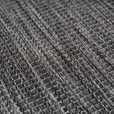 MIRA1450BLACK-R 04 Swatch — Rond Buitenkleed - Mira Raster Zwart