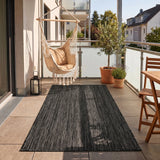 MIRA1450BLACK 06 K.Läufer — Buitenkleed - Mira Raster Zwart