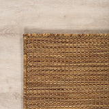 MIRA1450BROWN-R 05 Detail — Rond Buitenkleed - Mira Raster Bruin