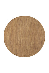 MIRA1450BROWN-R 01 Front-Rund — Rond Buitenkleed - Mira Raster Bruin