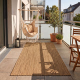 MIRA1450BROWN 06 K.Läufer — Buitenkleed - Mira Raster Bruin