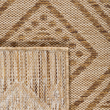 MIRA1452BEIGE-R 06 Rücken — Rond Buitenkleed - Mira Ruiten Beige