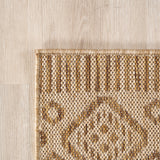 MIRA1452BEIGE-R 05 Detail — Rond Buitenkleed - Mira Ruiten Beige