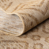 MIRA1452BEIGE-R 03 Detail — Rond Buitenkleed - Mira Ruiten Beige