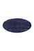 Rond Hoogpolig Vloerkleed - Shaggy Life Navy