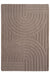 Wasbaar Vloerkleed - Pompei Grafisch Beige