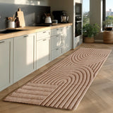 Wasbaar Vloerkleed - Pompei Bogen Beige
