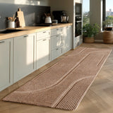 Wasbaar Vloerkleed - Pompei Grafisch Beige