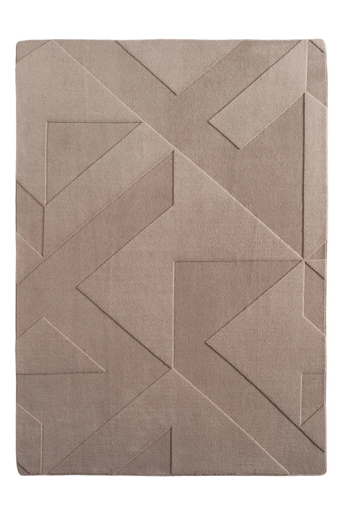 Wasbaar Vloerkleed - Pompei Geometrisch Beige