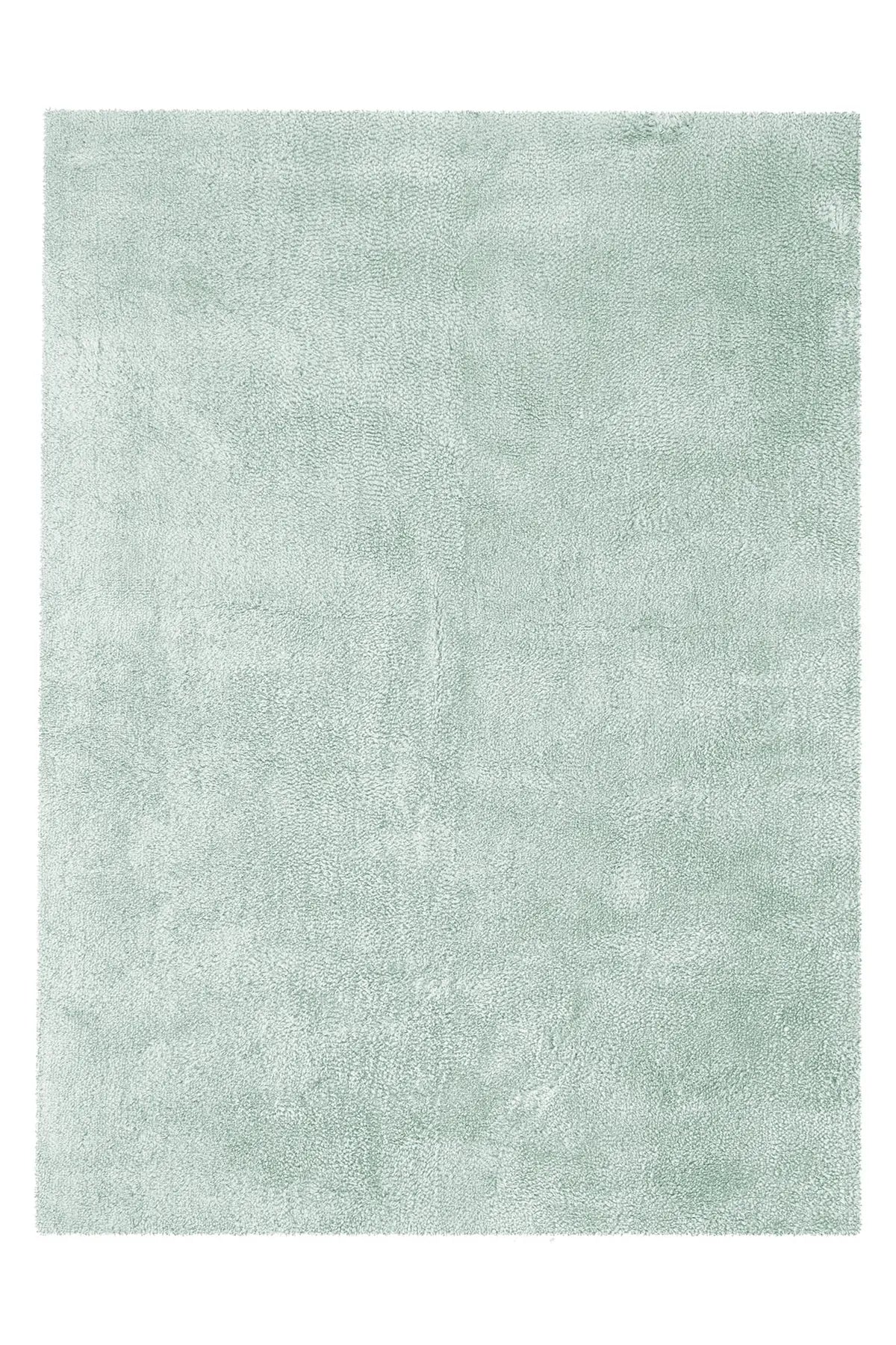 Hoogpolig Vloerkleed - Bali Effen Pastelblauw