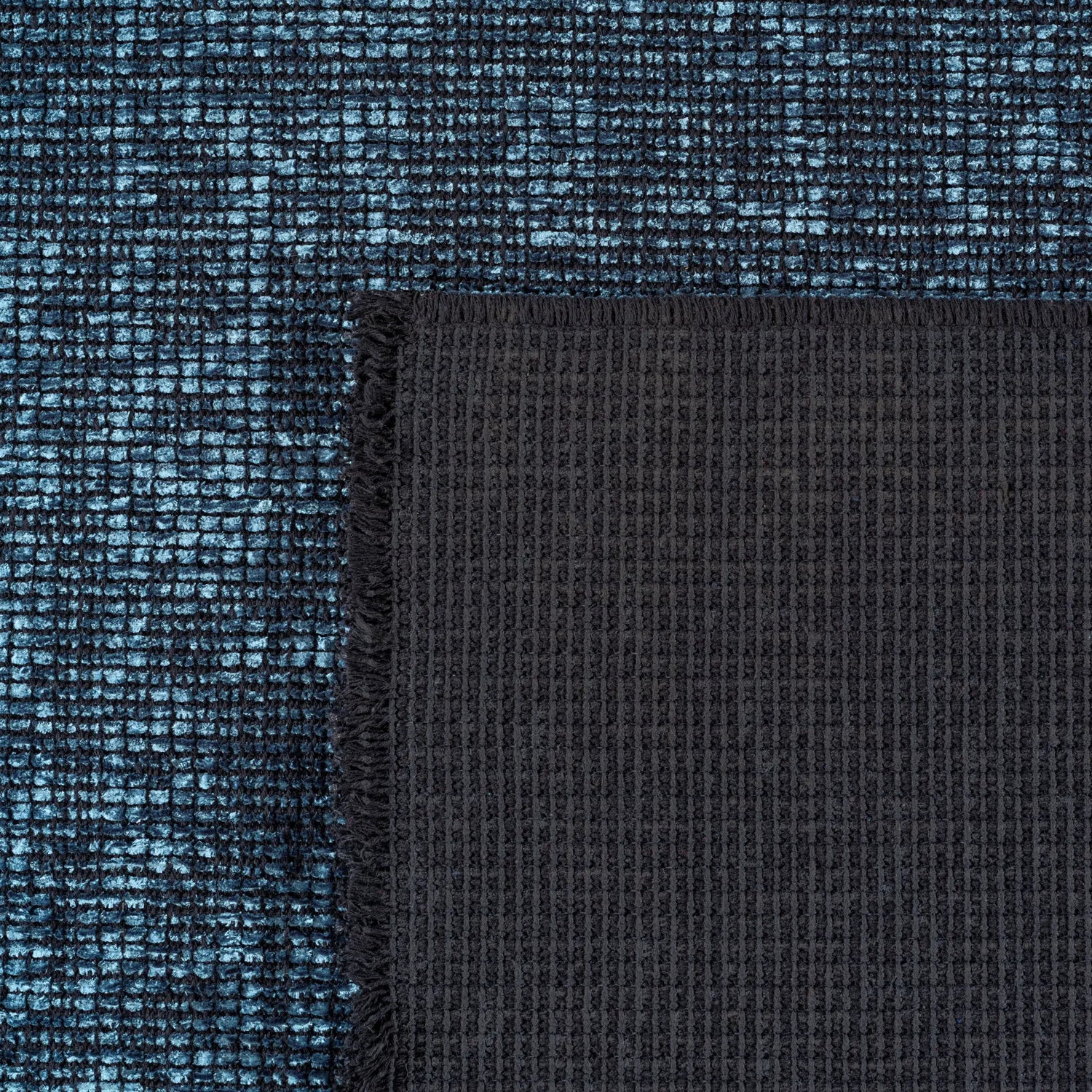 Wasbaar Vloerkleed - Space Gemêleerd Blauw
