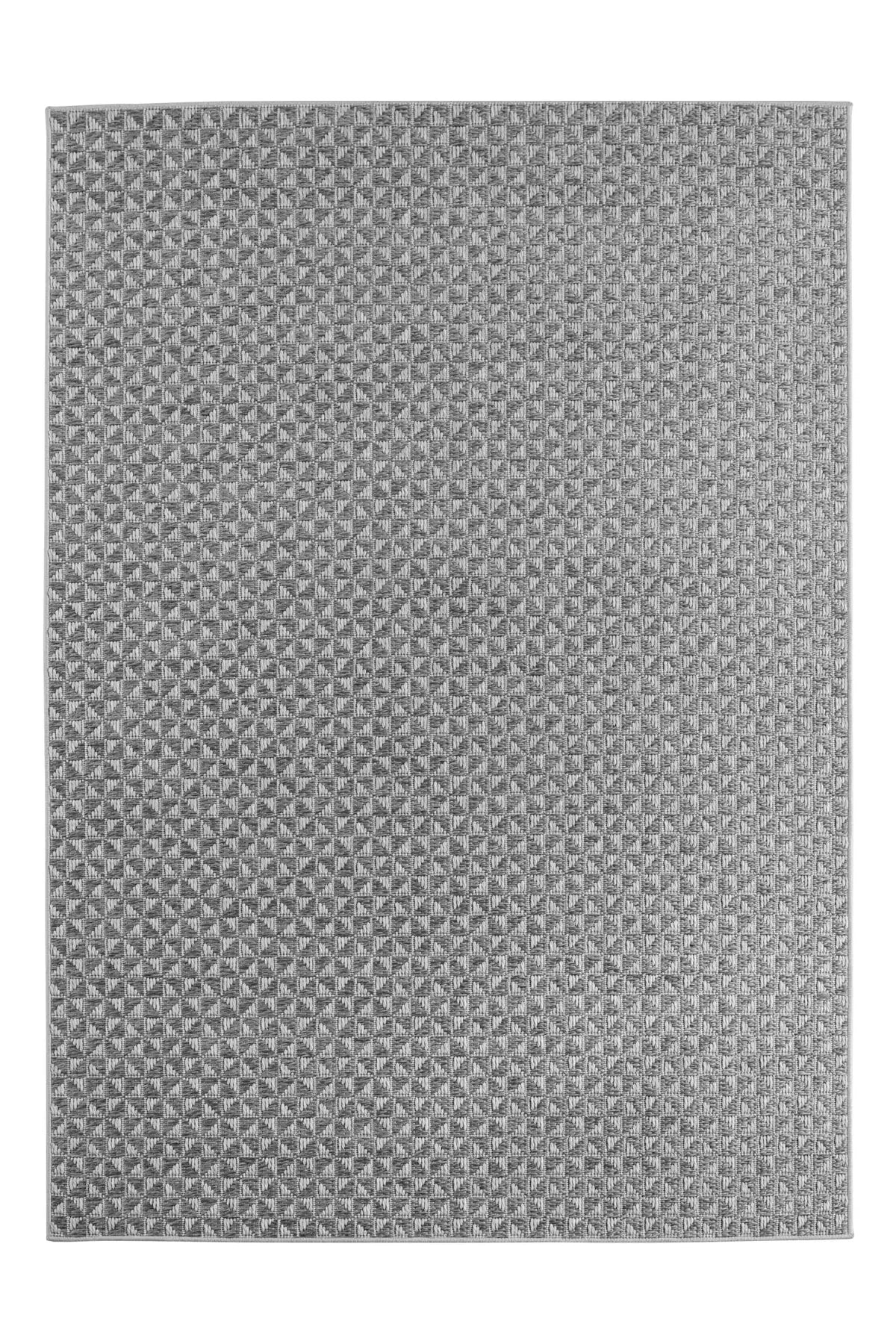 Sisal Vloerkleed - Ibiza Raster Grijs