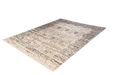 Vintage Vloerkleed – Galaxy Ruiten Beige/Blauw