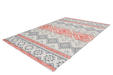 Scandinavisch Vloerkleed – Ethnie Geometrisch Grijs/Abrikoos