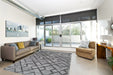 Laagpolig Vloerkleed – Luxury Geometrisch Grijs/Antraciet