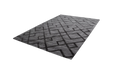 Laagpolig Vloerkleed – Luxury Geometrisch Grijs/Antraciet