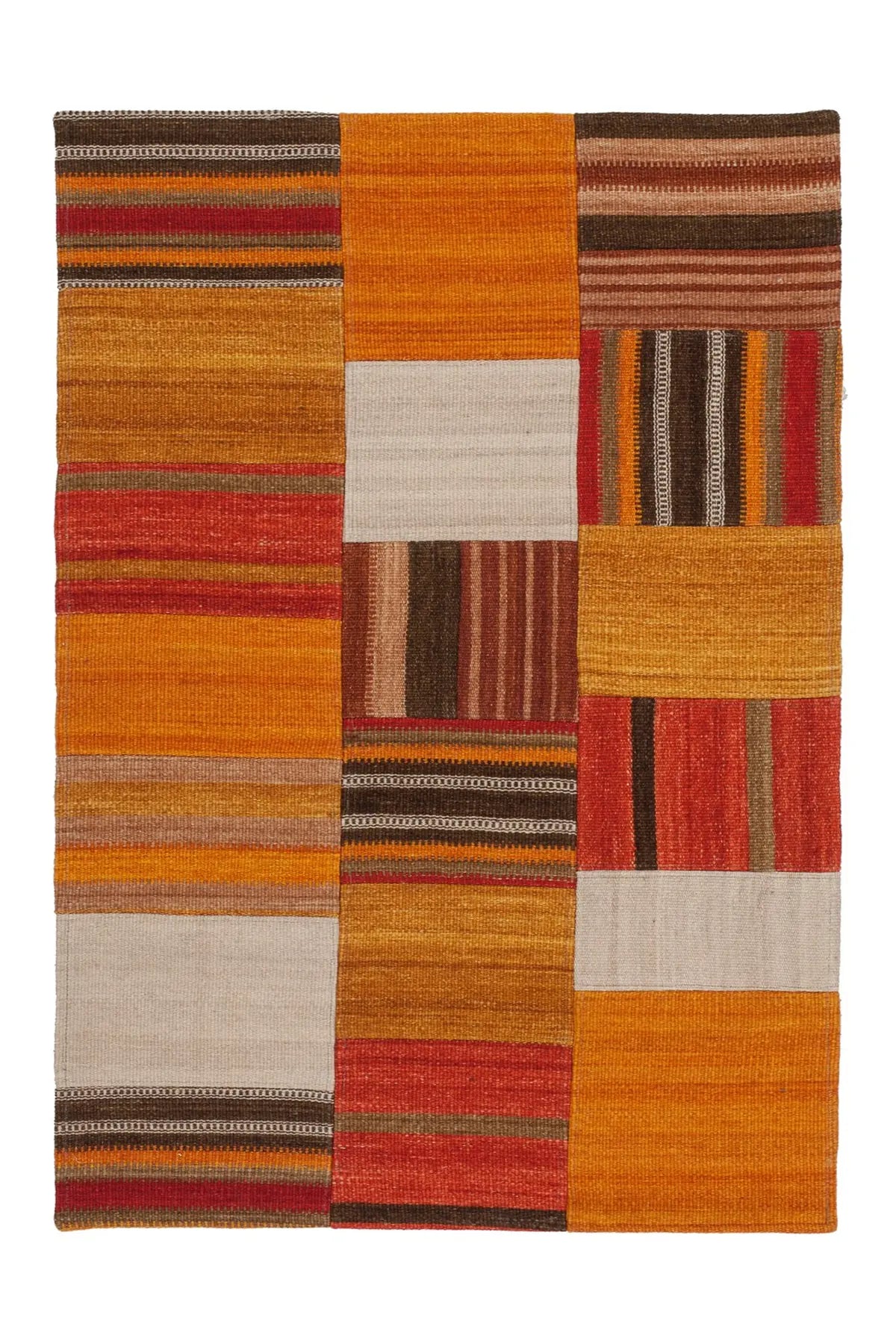 Kelim Vloerkleed - Radical Patchwork Terra/Multi