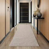 HELIX2200BEIGE 03 Läufer — Effen Vloerkleed - Helix Ribbels Beige