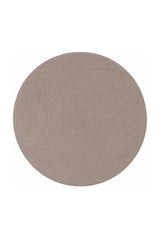 HELIX2200BEIGE-R 01 Rund-Front — Rond Effen Vloerkleed - Helix Ribbels Beige