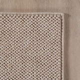 HELIX2200BEIGE 06 Ecke — Effen Vloerkleed - Helix Ribbels Beige