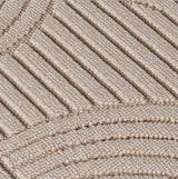 HELIX2201BEIGE-R 04 Swatch — Rond Modern Vloerkleed - Helix Bogen Beige