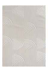 HELIX2201CREAM 01 Front — Modern Vloerkleed - Helix Bogen Crème