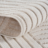 HELIX2201CREAM 04 Detail — Modern Vloerkleed - Helix Bogen Crème