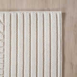 HELIX2201CREAM-R 05 Ecke — Rond Modern Vloerkleed - Helix Bogen Crème