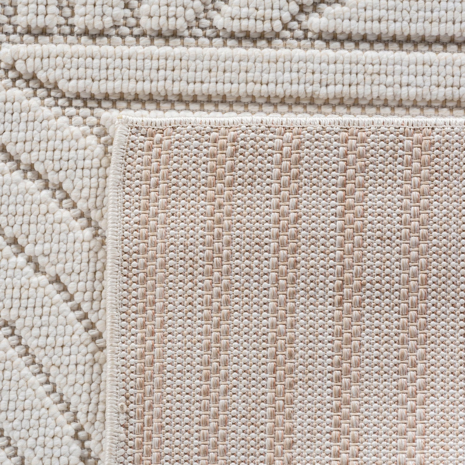 HELIX2201CREAM 07 Back — Modern Vloerkleed - Helix Bogen Crème