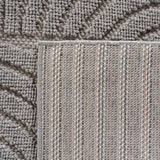 HELIX2201SILVER-R 06 Back — Rond Modern Vloerkleed - Helix Bogen Zilver
