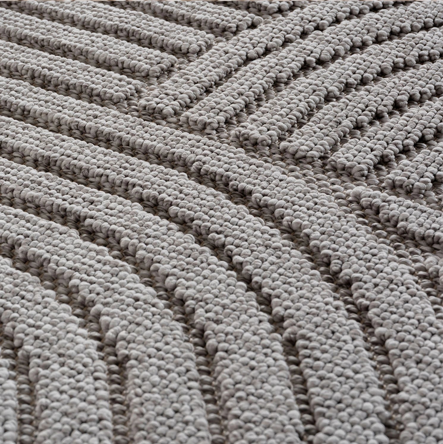 HELIX2201SILVER 05 Swatch — Modern Vloerkleed - Helix Bogen Zilver