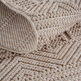 HELIX2202BEIGE 04 Detail — Bohemian Vloerkleed - Helix Etnisch Beige