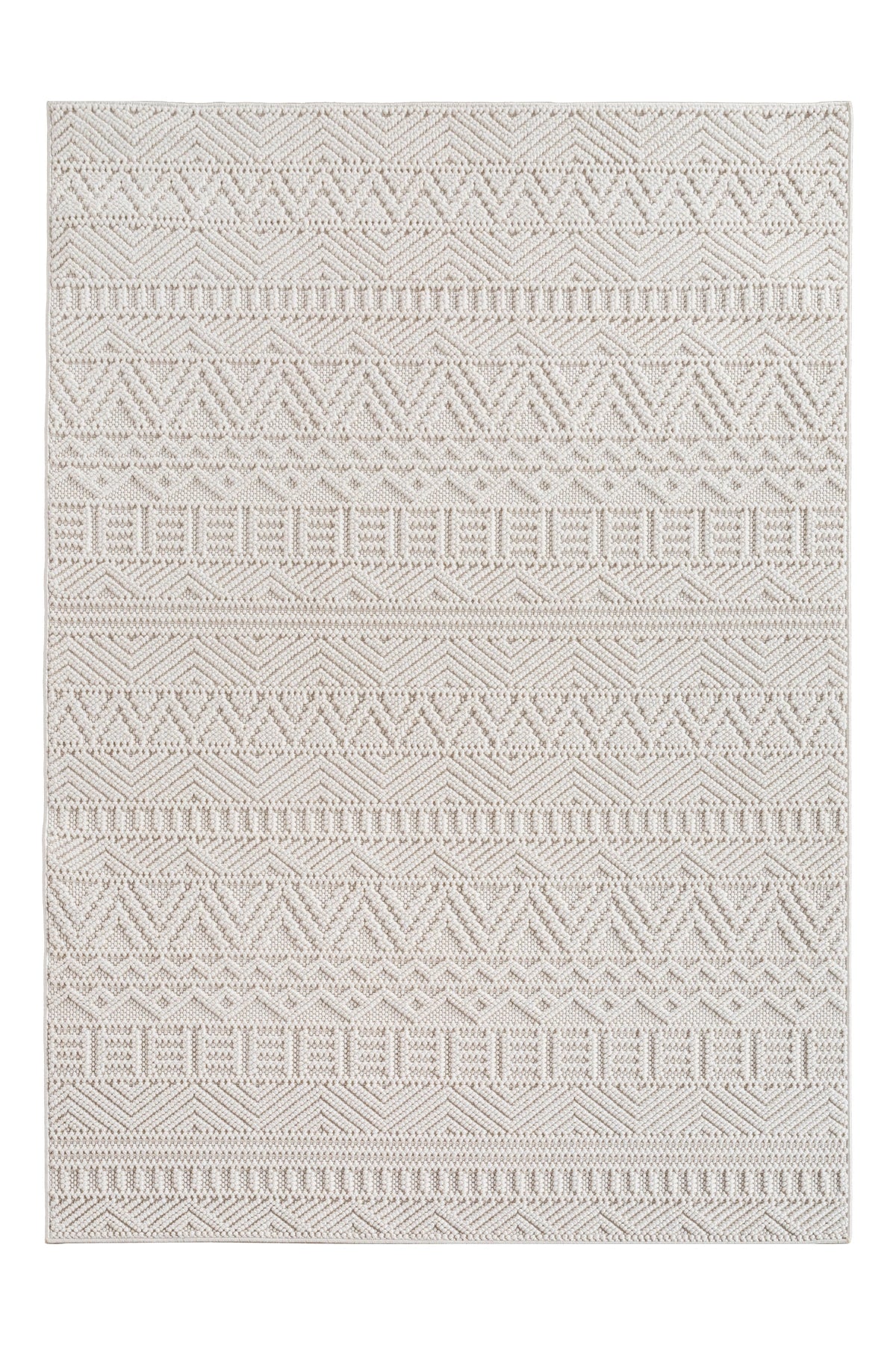 HELIX2202CREAM 01 Front — Bohemian Vloerkleed - Helix Etnisch Crème