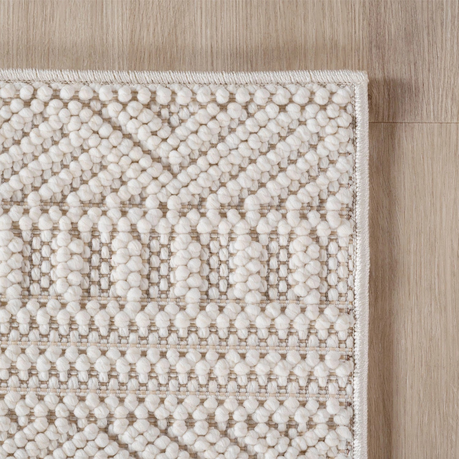 HELIX2202CREAM 06 Ecke — Bohemian Vloerkleed - Helix Etnisch Crème