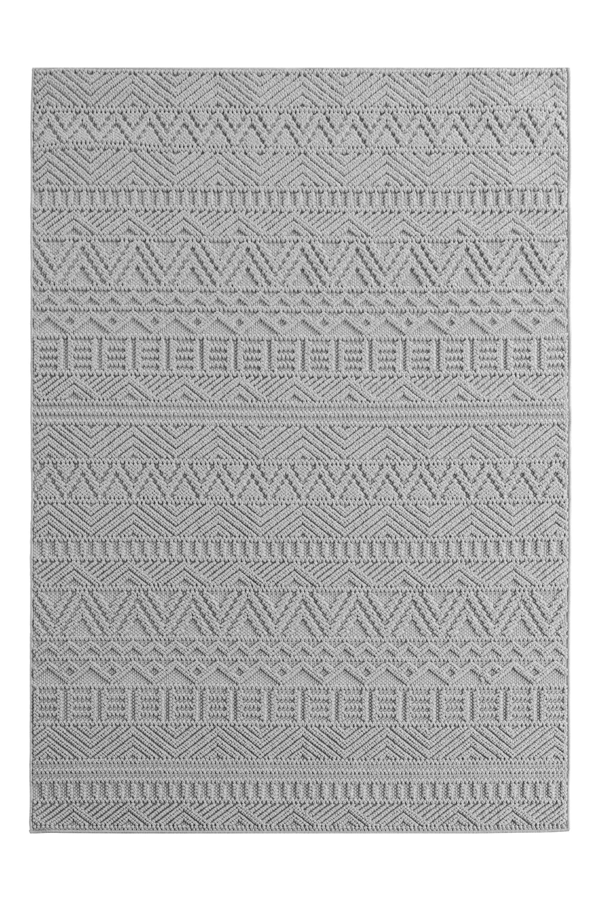 Bohemian Vloerkleed - Helix Etnisch Zilver
