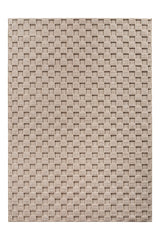 HELIX2203BEIGE 01 Front — Modern Vloerkleed - Helix Gevlochten Beige