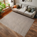 HELIX2203BEIGE 02 Winkel — Modern Vloerkleed - Helix Gevlochten Beige