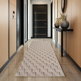 HELIX2203BEIGE 03 Läufer — Modern Vloerkleed - Helix Gevlochten Beige