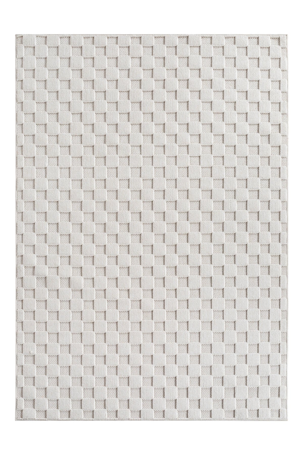 Modern Vloerkleed - Helix Gevlochten Crème