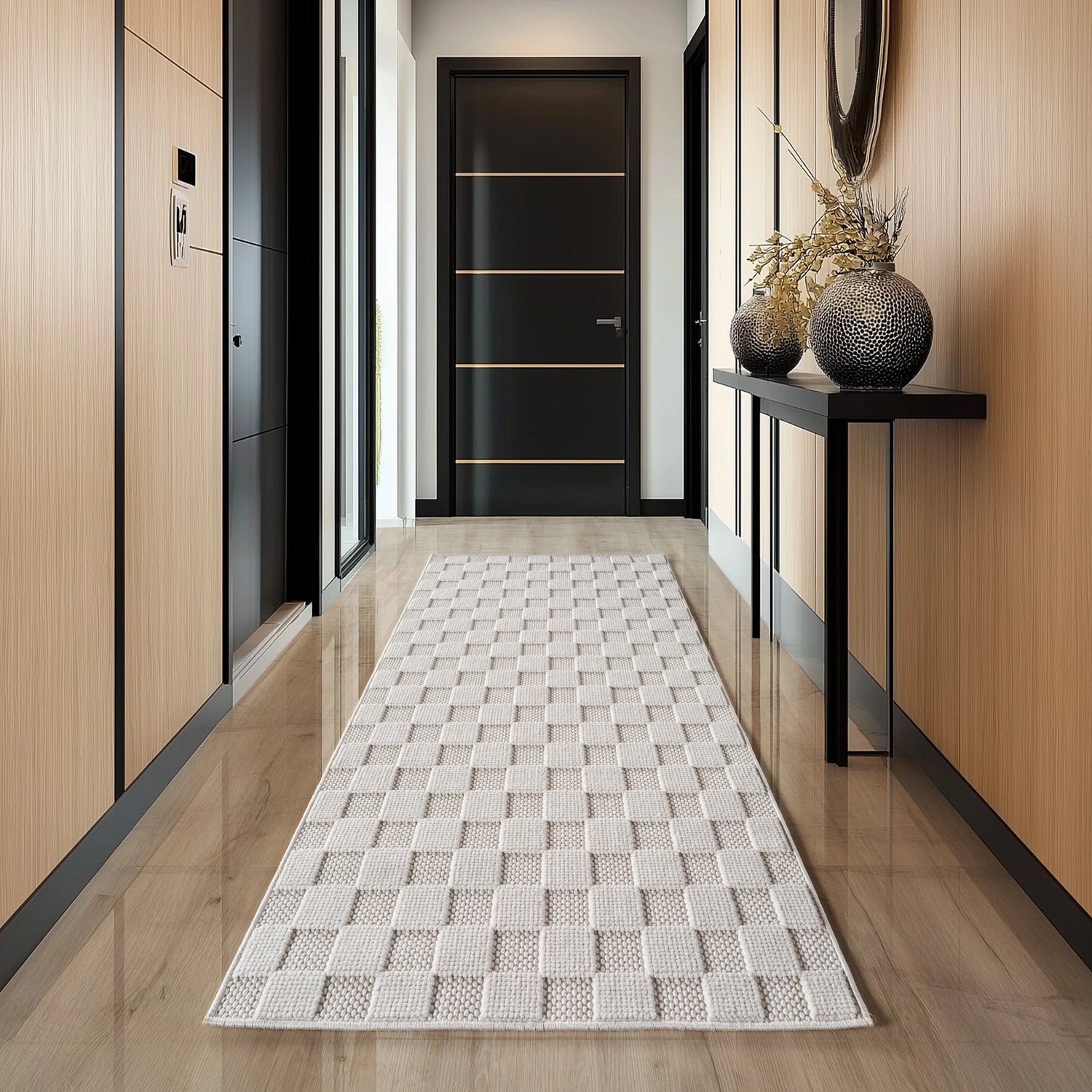 HELIX2203CREAM 03 Läufer — Modern Vloerkleed - Helix Gevlochten Crème